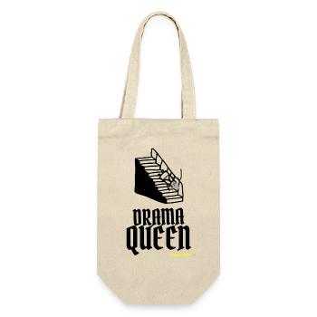 Grandma is the real Drama Queen - Gift Bag for Bottles - nature - Front