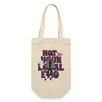 Nicht dein lokales Emo-Girl - Geschenkbeutel für Flaschen - Natur - Vorne