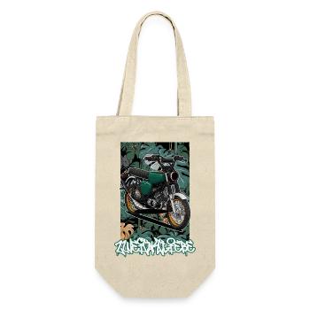 S51 (vert) // Illustration - Sac à bouteille - nature - Devant