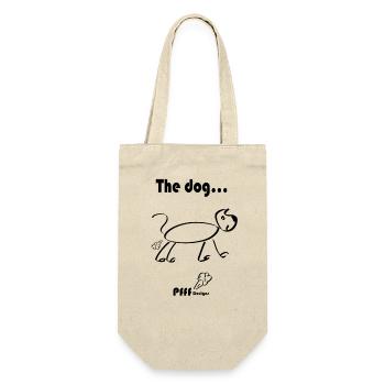 Dog Pfff - Gift Bag for Bottles - nature - Front