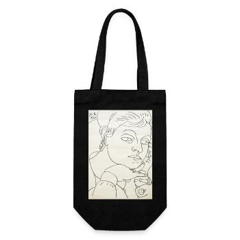 Heinz Plier - Sketch No. 2 - Gift Bag for Bottles - black - Front
