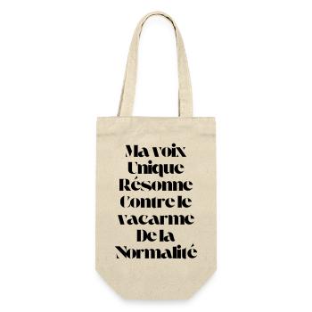 Ma voix unique résonne - Sac à bouteille - nature - Devant