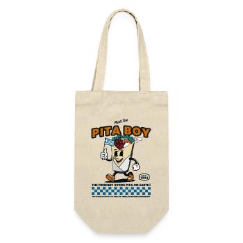 Pita Boy Gyros Grèce Mascotte Vintage - Sac à bouteille - nature - Devant