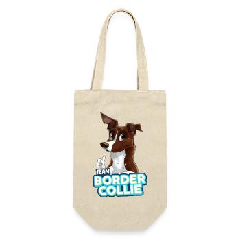 TEAM Border Collie Shorthair - Red Two-Tone - Gift Bag for Bottles - nature - Front