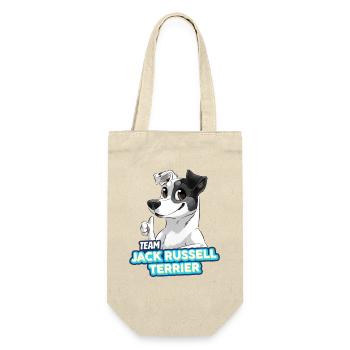 TEAM Jack Russell Terrier - Black - Gift Bag for Bottles - nature - Front