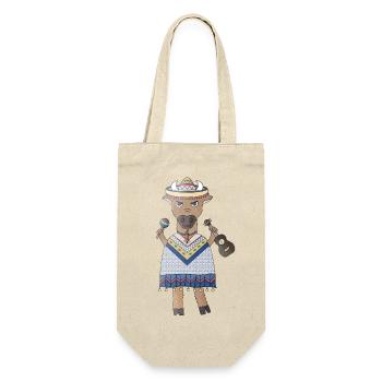 Taurus Samba rhythm in the blood - Gift Bag for Bottles - nature - Front