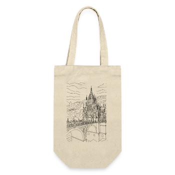 Kirche von Lajas - Geschenkbeutel für Flaschen - Natur - Vorne