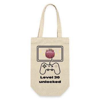 Niveau 30 pour ceux qui vont avoir 30 ans - Sac à bouteille - nature - Devant