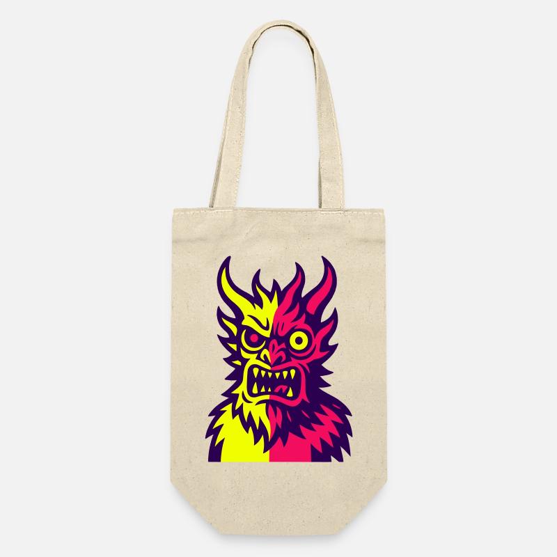 Pop Art Devil's Monster - Gift Bag for Bottles - nature
