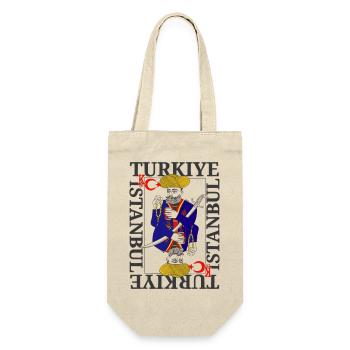 Sultan Ottoman Turc guerrier roi carte jeu moderne - Sac à bouteille - nature - Devant