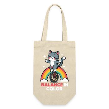 Équilibre du chat sur arc-en-ciel - Sac à bouteille - nature - Devant