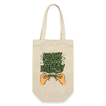 Everyday Smoke Funny Green Style - Gift Bag for Bottles - nature - Front