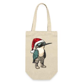 Hummingbird Bird Christmas Winter - Gift Bag for Bottles - nature - Front