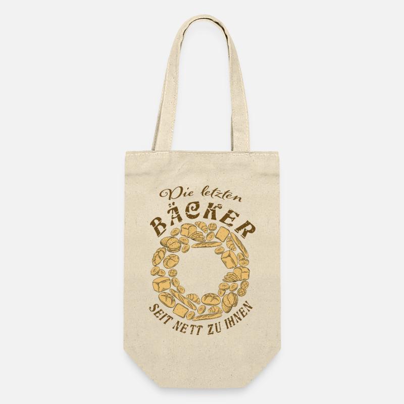 Die letzten Bäcker Brotkranz - Geschenkbeutel für Flaschen - Natur