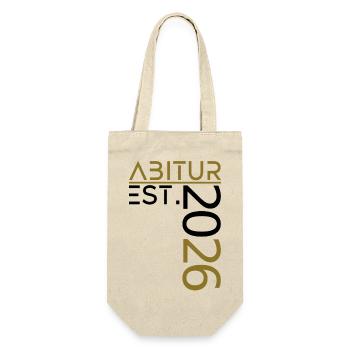 Abitur 2026 - Gift Bag for Bottles - nature - Front