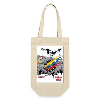 Hope Break Free Colombia Street Art - Gift Bag for Bottles - nature - Front