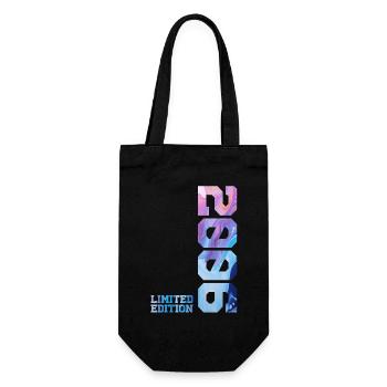 20th Birthday 2006 Gift - Gift Bag for Bottles - black - Front