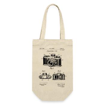 Brevet de plan d’appareil photo vintage - Sac à bouteille - nature - Devant