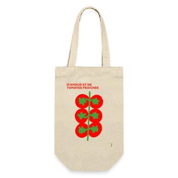 Tomates Fraîches et Amour - Sac à bouteille - nature - Devant