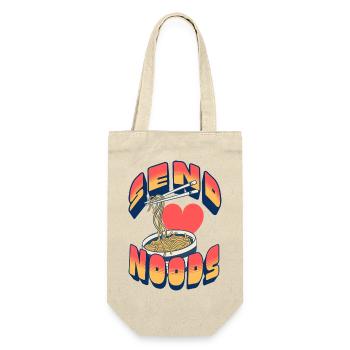 Envoyez des nouilles - Sac à bouteille - nature - Devant