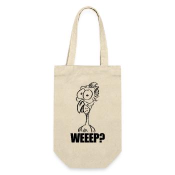 WEEEP? Baffled Chicken Head – Humor - Gift Bag for Bottles - nature - Front