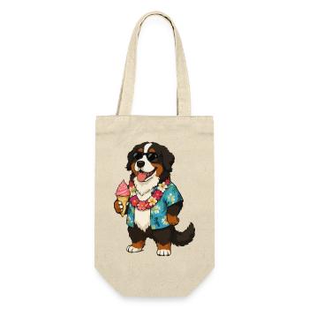 Hawaiianischer Hund mit Eis - Gift Bag for Bottles - nature - Front