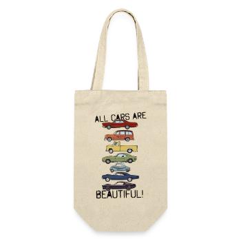 All Cars Are Beautiful - Geschenkbeutel für Flaschen - Natur - Vorne