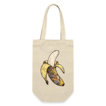 Banane Japanische Tattoos - Geschenkbeutel für Flaschen - Natur - Vorne