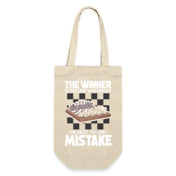 Chess Chess Player Chessboard - Gift Bag for Bottles - nature - Front