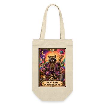 Paw Paw Maderfakas – Magical Raccoon - Gift Bag for Bottles - nature - Front