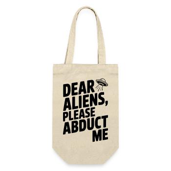 Chers extraterrestres, s’il vous plaît, enlevez-moi - Sac à bouteille - nature - Devant