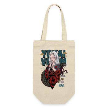 Yokai Serpent Oni Girl Japanese Streetwear Art - Gift Bag for Bottles - nature - Front