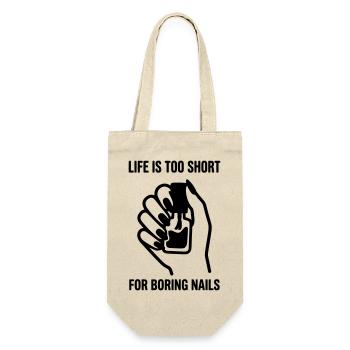 Fingernails Nail Nail Design - Gift Bag for Bottles - nature - Front