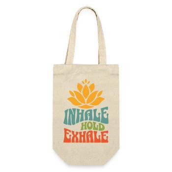 Namasté Lotus Flower Bohème Méditation Yoga Vintage - Sac à bouteille - nature - Devant