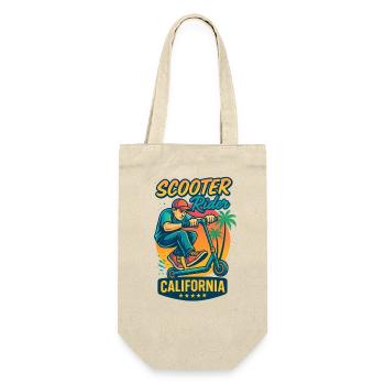 Backprint: Freestyle Scooter Scooter - Gift Bag for Bottles - nature - Front