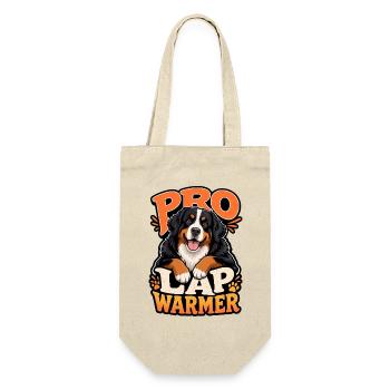 Berner Sennenhund - Geschenkbeutel für Flaschen - Natur - Vorne