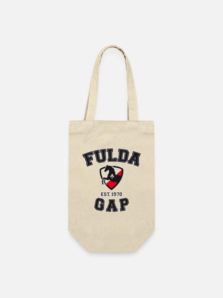 Fulda Gap Pferd Emblem Est 1970 - Geschenkbeutel für Flaschen - Natur