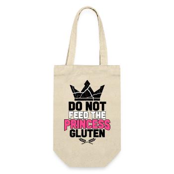 Füttere die Prinzessin nicht - Geschenkbeutel für Flaschen - Natur - Vorne