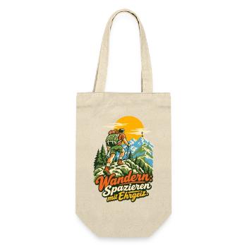 Wandern Spazieren mit Ehrgeiz - Geschenkbeutel für Flaschen - Natur - Vorne