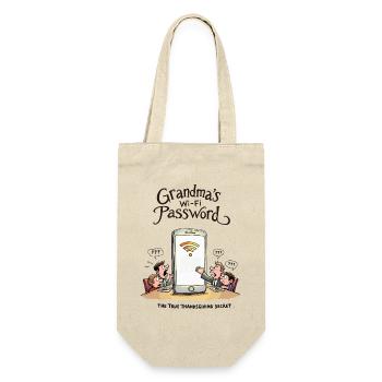 Grandma's Wi-Fi password - Gift Bag for Bottles - nature - Front