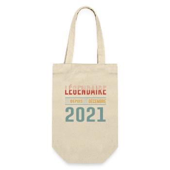 Légendaire Depuis Décembre 2021 Anniversaire - Sac à bouteille - nature - Devant