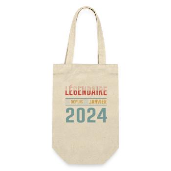 Légendaire Depuis Janvier 2024 Anniversaire - Sac à bouteille - nature - Devant