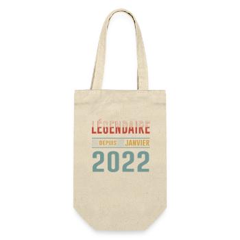 Légendaire Depuis Janvier 2022 Anniversaire - Sac à bouteille - nature - Devant