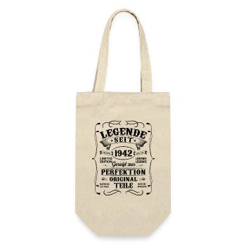 1942 - Geschenkbeutel für Flaschen - Natur - Vorne