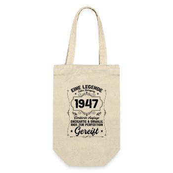 1947 - Geschenkbeutel für Flaschen - Natur - Vorne