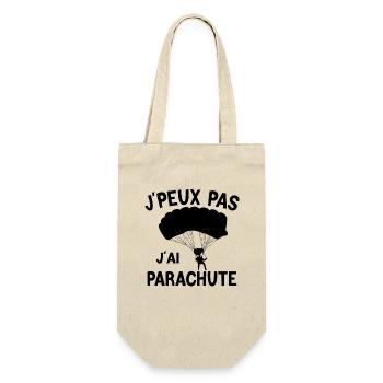 J'peux Pas J'ai Parachute - Sac à bouteille - nature - Devant