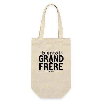 T-shirt "Bientôt Grand Frère" - Sac à bouteille - nature - Devant