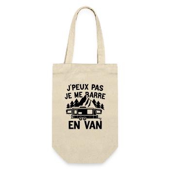 j'peux pas je me barre en van cadeau anniversaire - Sac à bouteille - nature - Devant