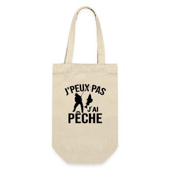 Je Peux Pas J'ai Pêche - Sac à bouteille - nature - Devant