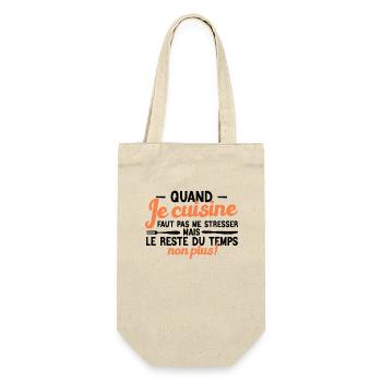 Ch'ti Cuisinier, Cuisine Nord Pas De Calais Humour - Sac à bouteille - nature - Devant